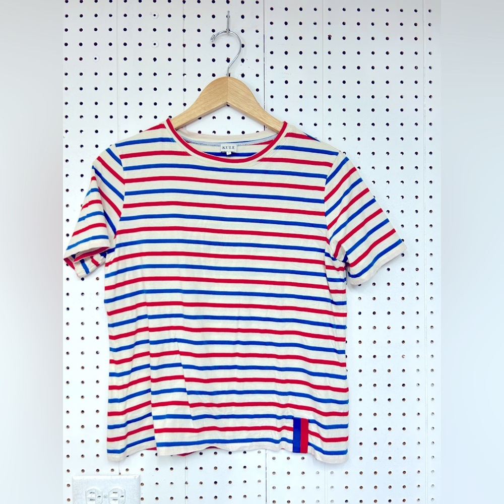 Kyle The Modern White True Poppy
Women's Striped T-Shirt - Picture 2 of 5